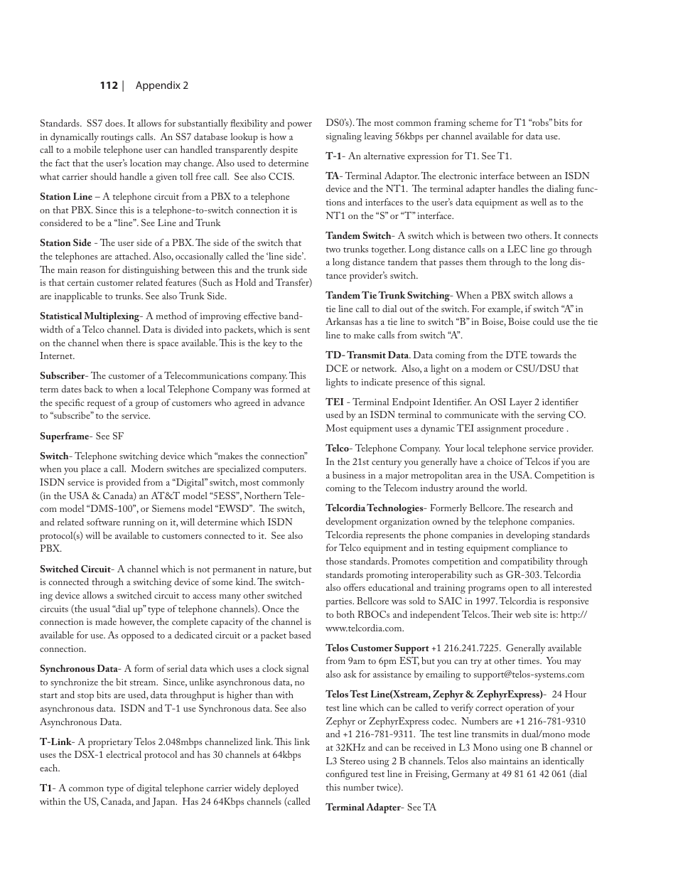 Telos NX12 User Manual | Page 122 / 133