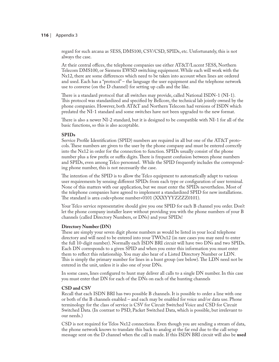 Telos NX12 User Manual | Page 126 / 133