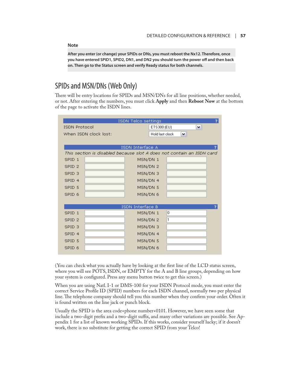 Spids and msn/dns (web only) | Telos NX12 User Manual | Page 67 / 133