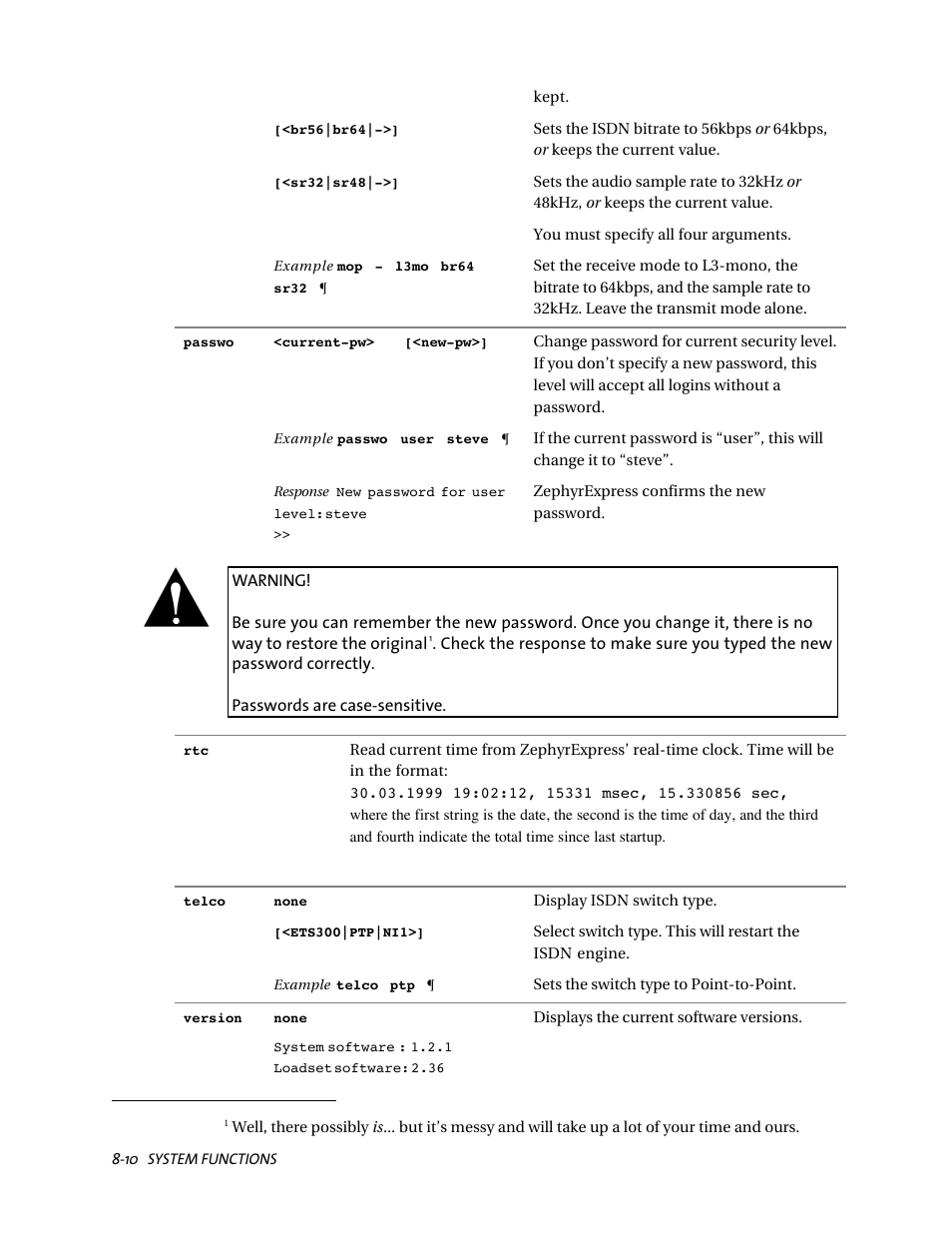 Telos ZephyrExpress User Manual | Page 139 / 186