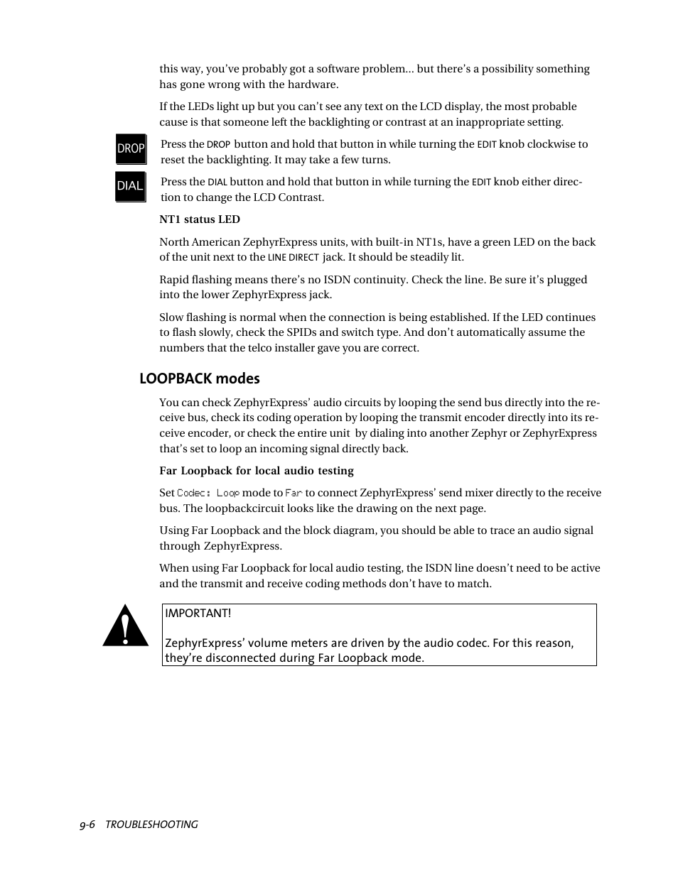 Loopback modes | Telos ZephyrExpress User Manual | Page 148 / 186