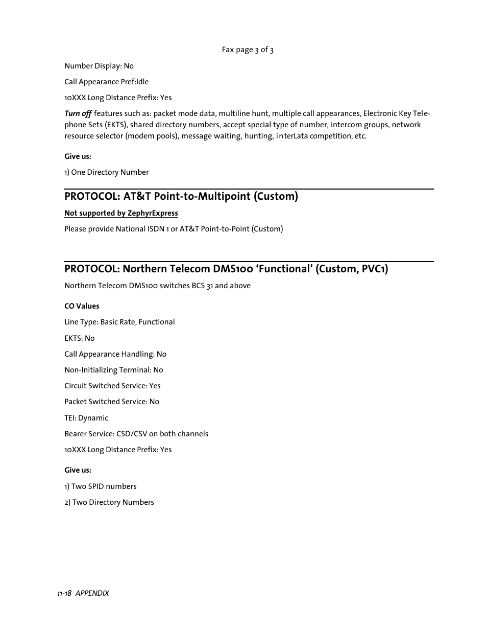 Protocol: at&t point-to-multipoint (custom) | Telos ZephyrExpress User Manual | Page 185 / 186