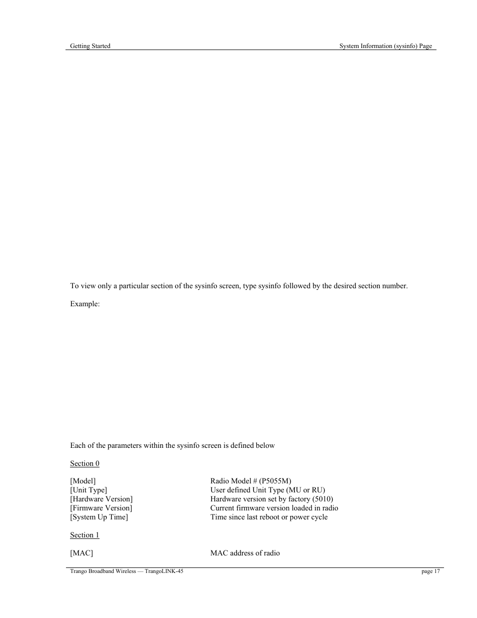 Trango Broadband TrangoLINK-45TM User Manual | Page 17 / 54