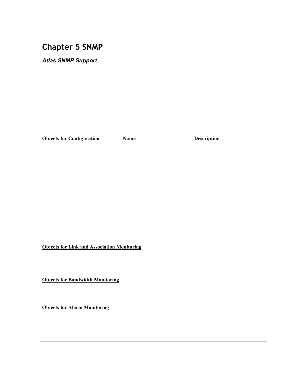 Chapter 5 snmp | Trango Broadband 5010 User Manual | Page 31 / 45