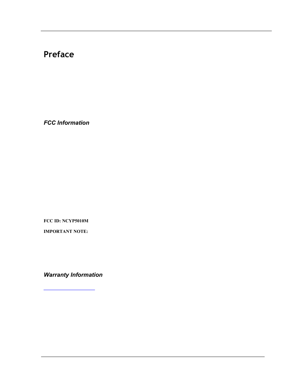 Preface | Trango Broadband 5010 User Manual | Page 4 / 45