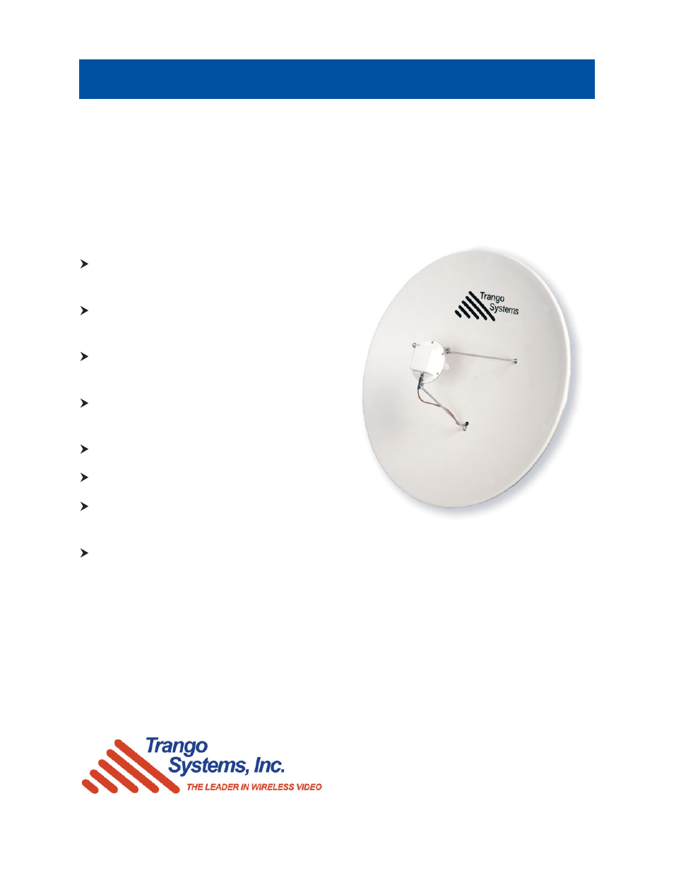 Trango Broadband AD5900-27 User Manual | 2 pages