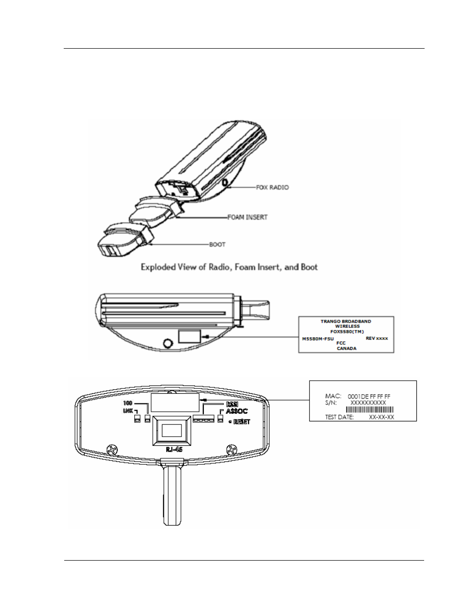 Trango Broadband M5580M-FSU User Manual | Page 8 / 33