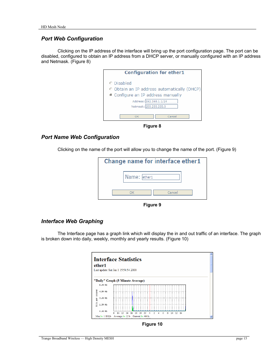 Trango Broadband High Density Mesh System User Manual | Page 15 / 38