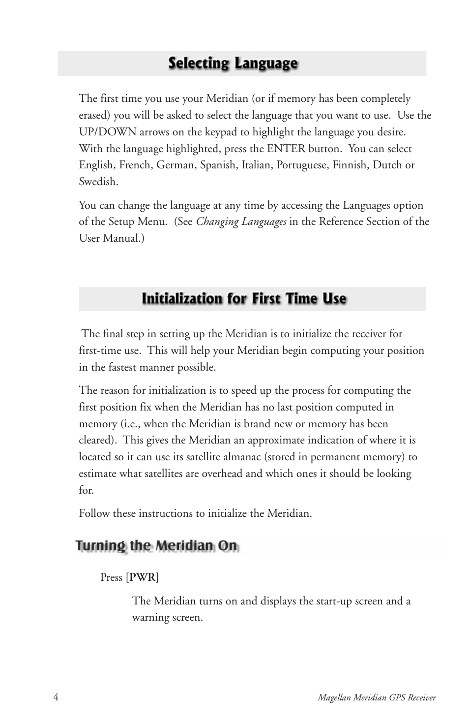 Thales Navigation Meridian Series User Manual | Page 14 / 89