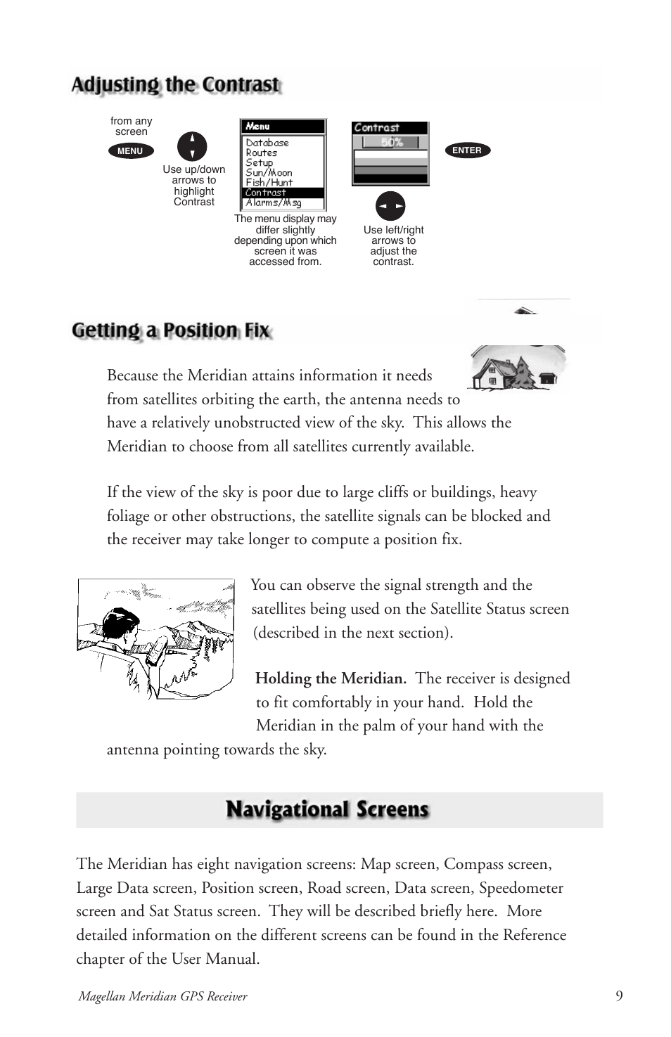 Thales Navigation Meridian Series User Manual | Page 19 / 89