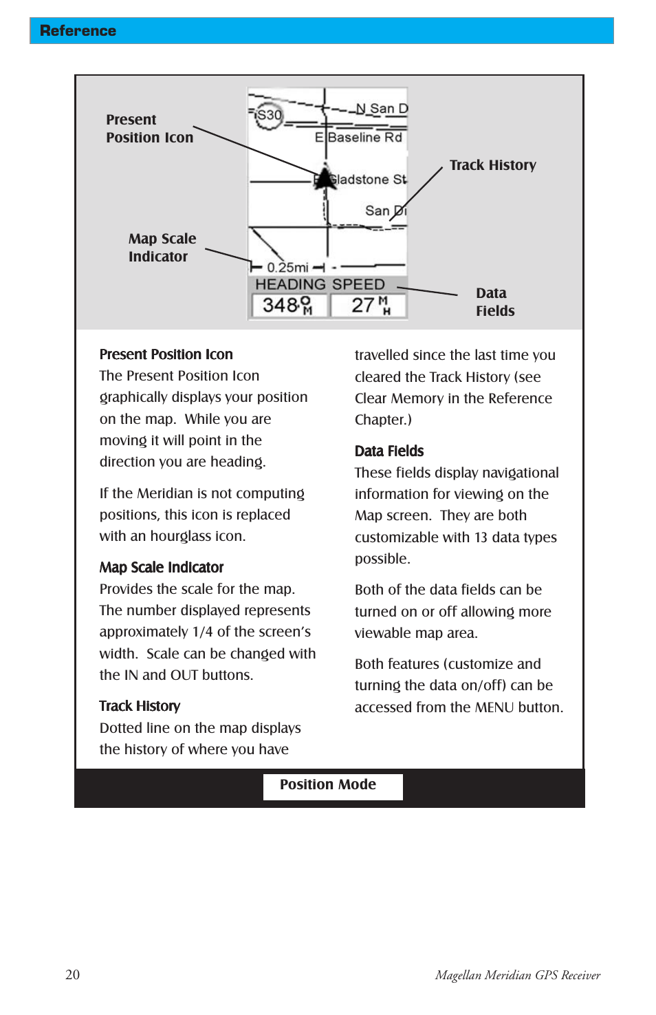 Thales Navigation Meridian Series User Manual | Page 30 / 89