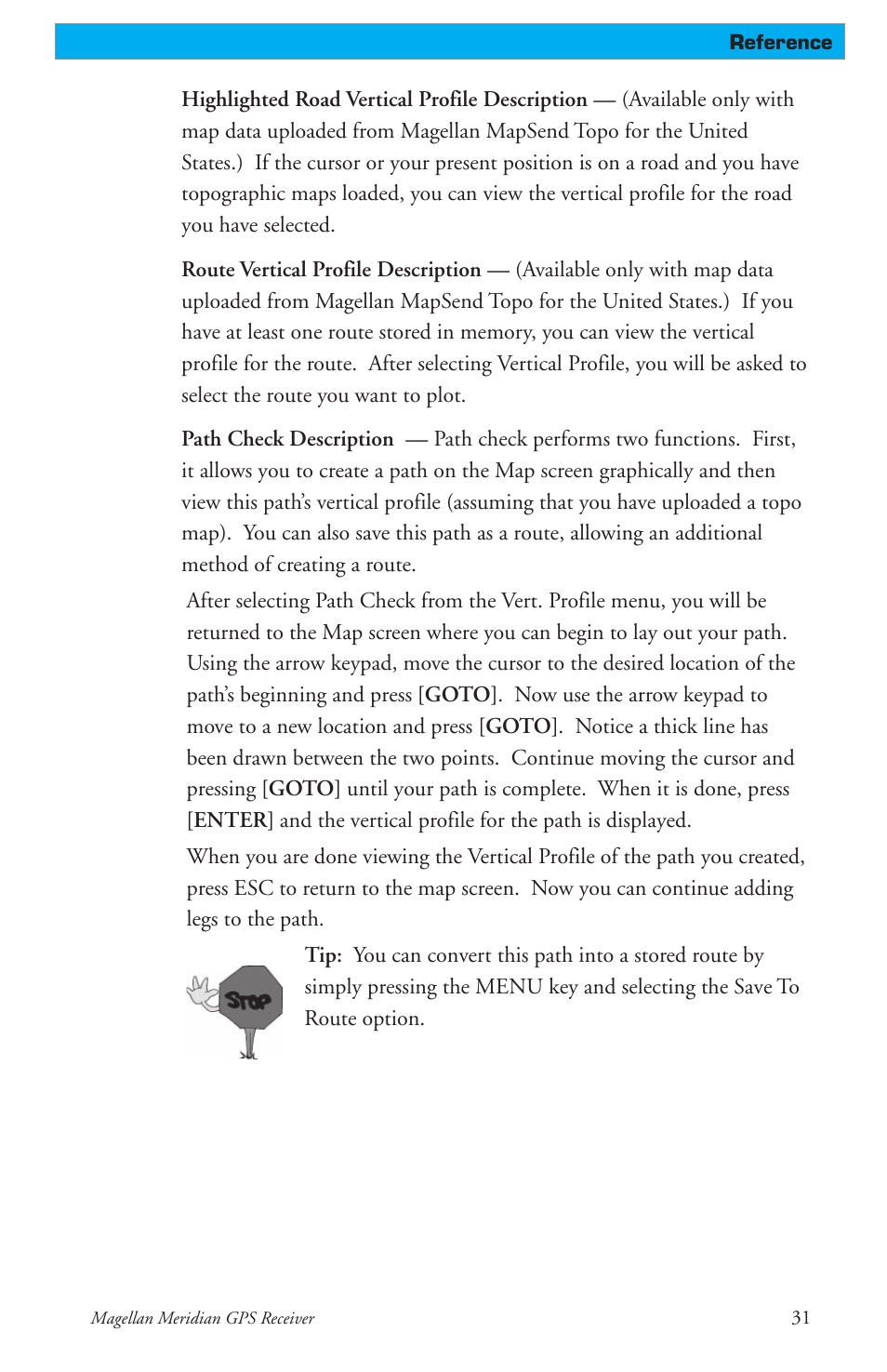 Thales Navigation Meridian Series User Manual | Page 41 / 89