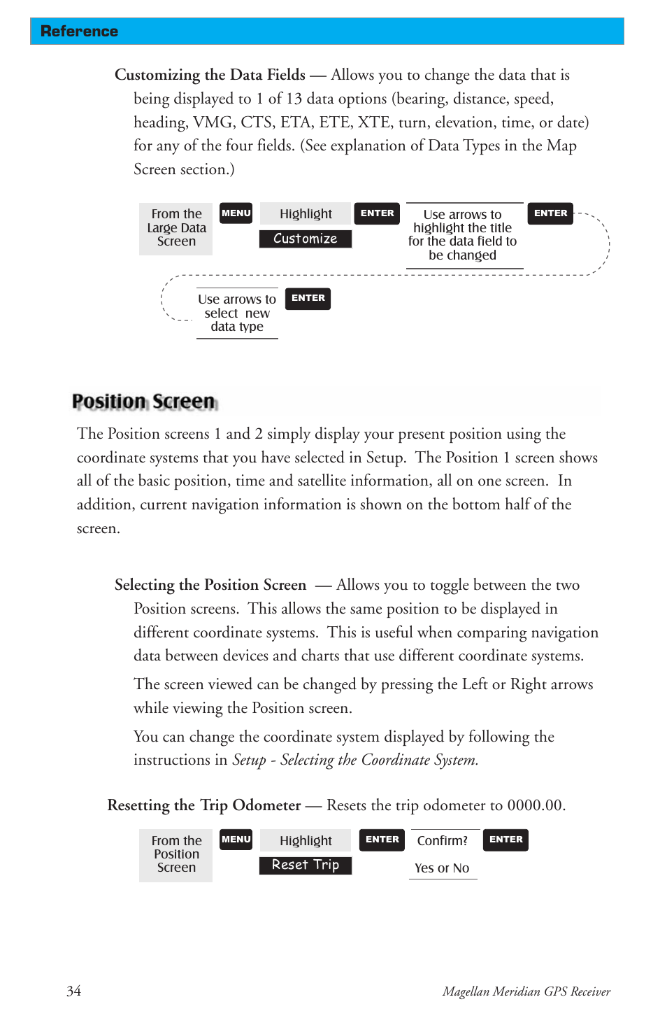 Thales Navigation Meridian Series User Manual | Page 44 / 89