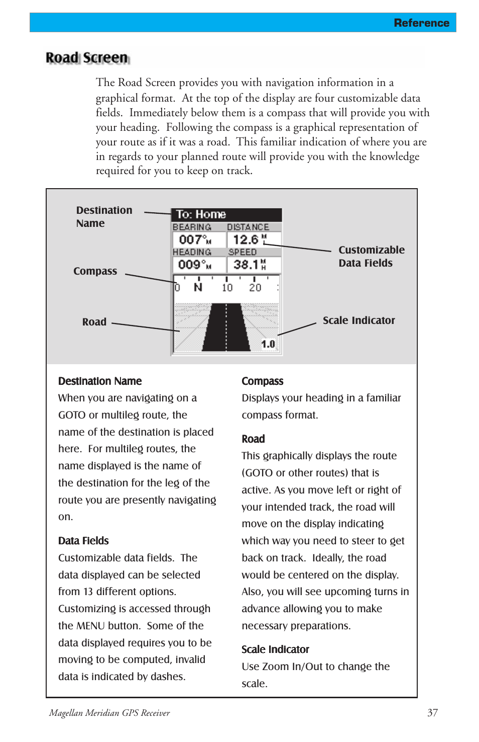 Thales Navigation Meridian Series User Manual | Page 47 / 89