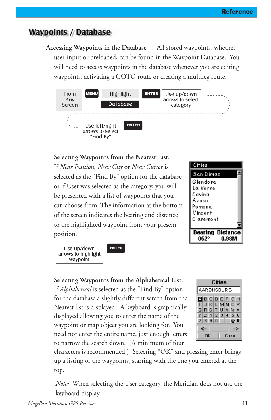 Thales Navigation Meridian Series User Manual | Page 51 / 89