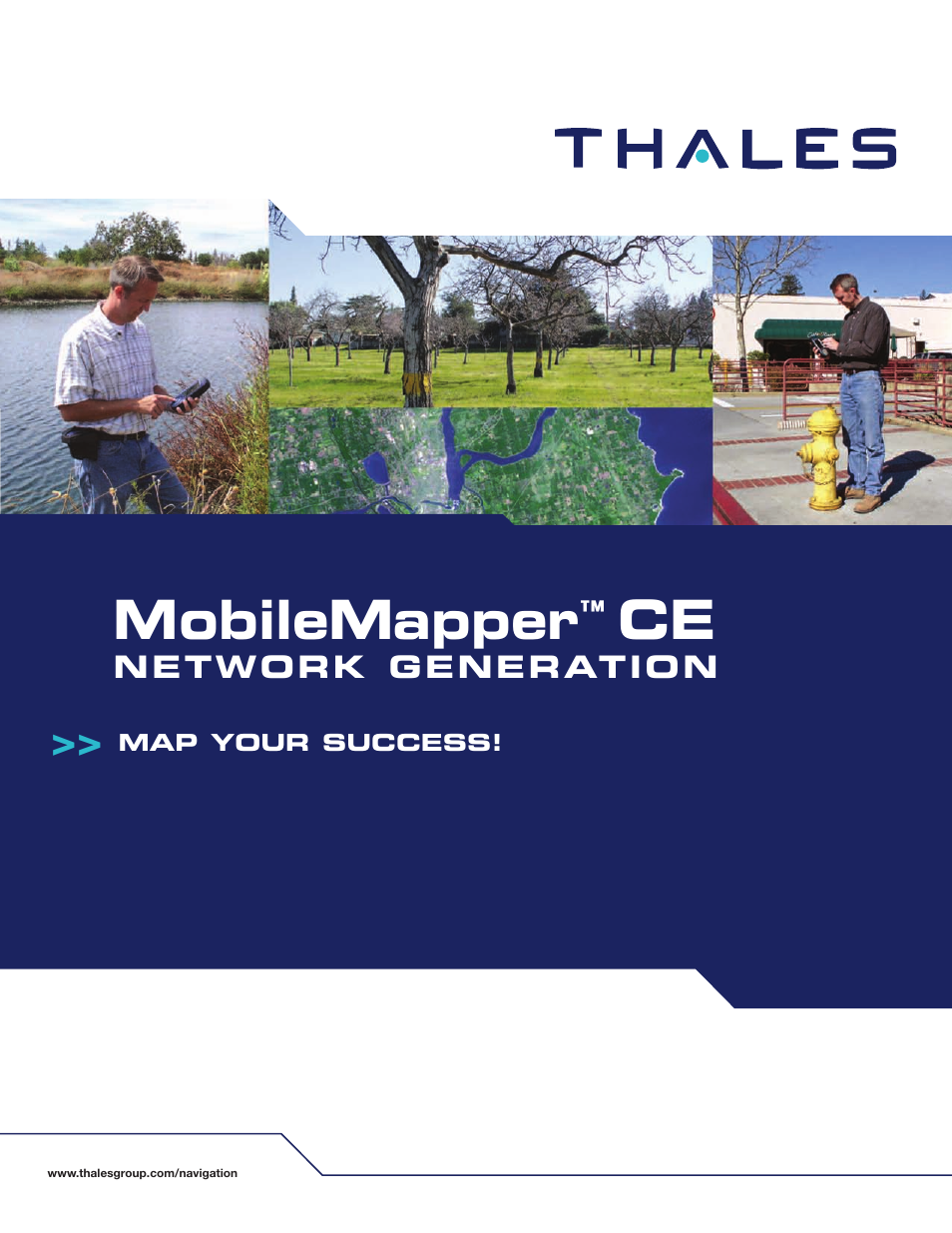 Thales Navigation MobileMapperTM CE User Manual | 6 pages