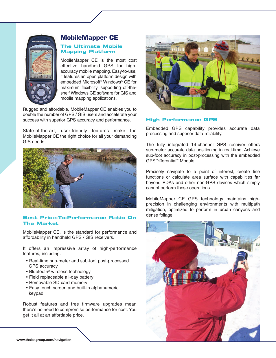 Mobilemapper ce | Thales Navigation MobileMapperTM CE User Manual | Page 2 / 6
