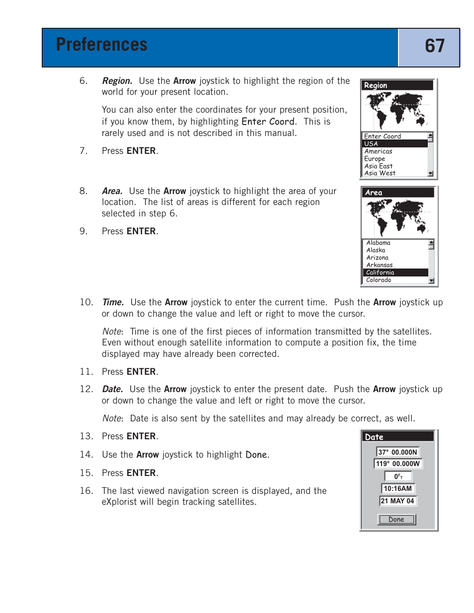 Preferences 67 | Thales Navigation 300 User Manual | Page 73 / 89