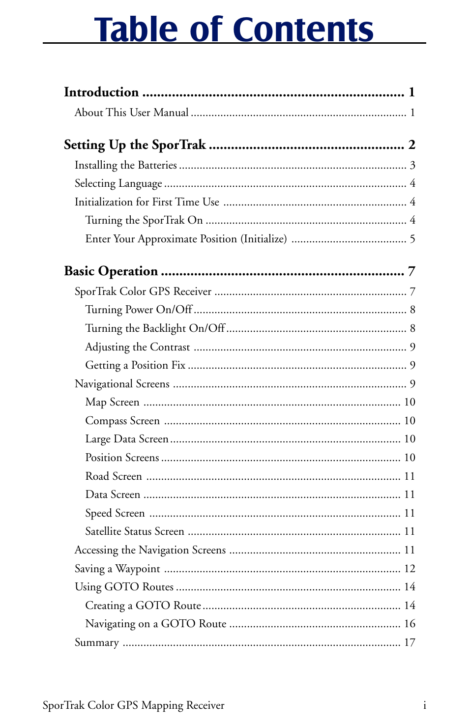 Thales Navigation Magellan Car GPS Receiver User Manual | Page 5 / 48