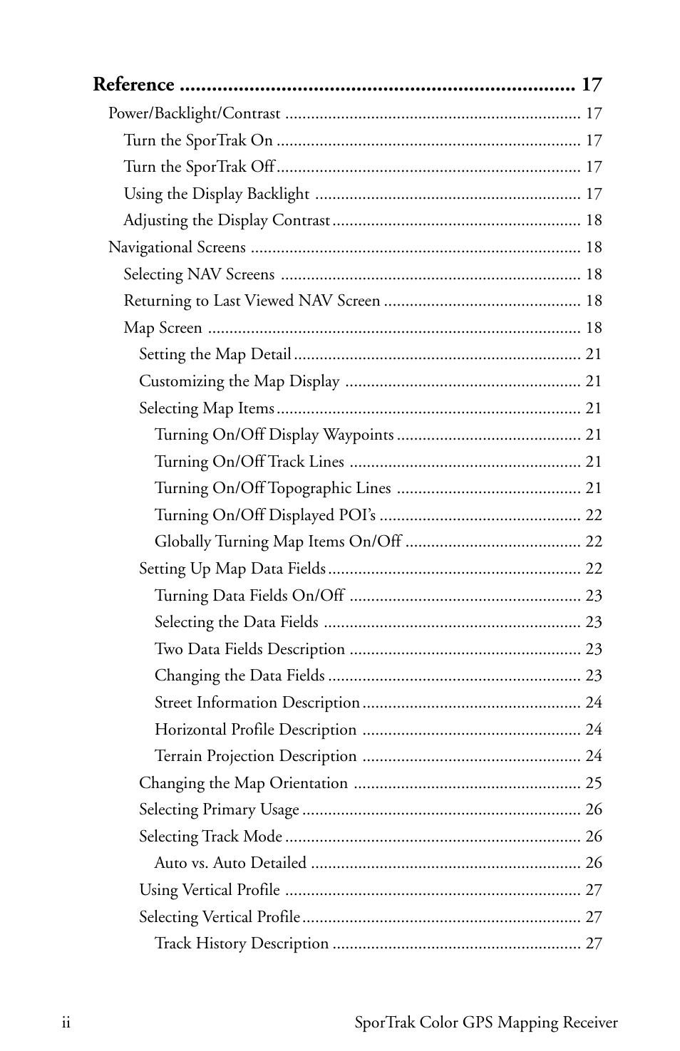Reference | Thales Navigation Magellan Car GPS Receiver User Manual | Page 6 / 48