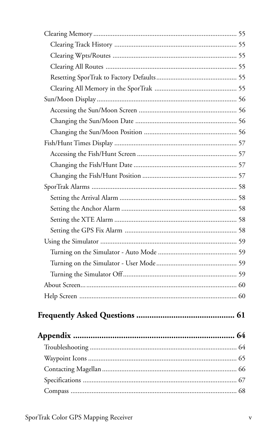 Frequently asked questions appendix | Thales Navigation Magellan Car GPS Receiver User Manual | Page 9 / 48