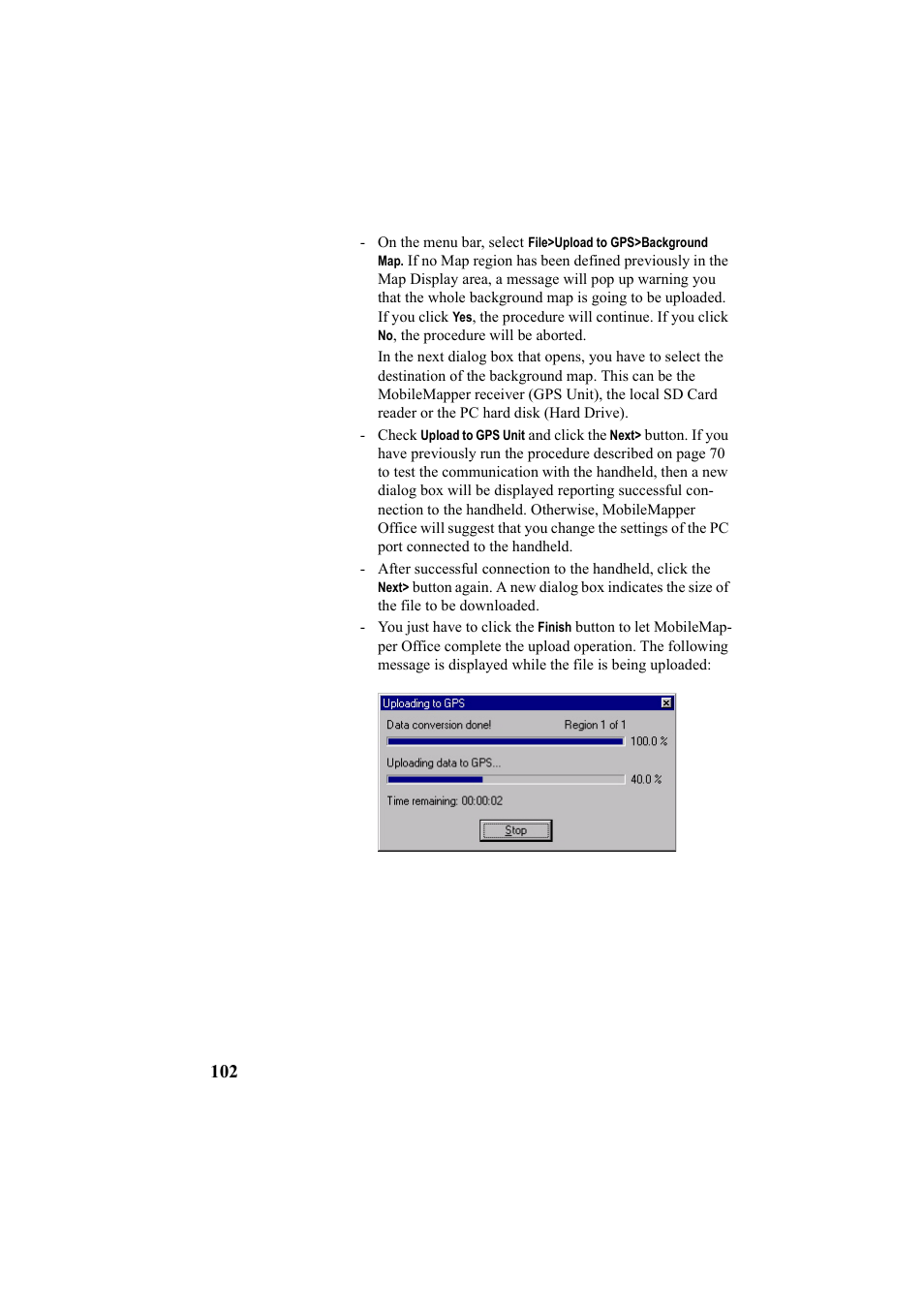 Thales Navigation Mobile Mapper User Manual | Page 108 / 128