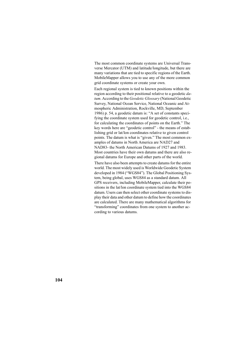 Thales Navigation Mobile Mapper User Manual | Page 110 / 128