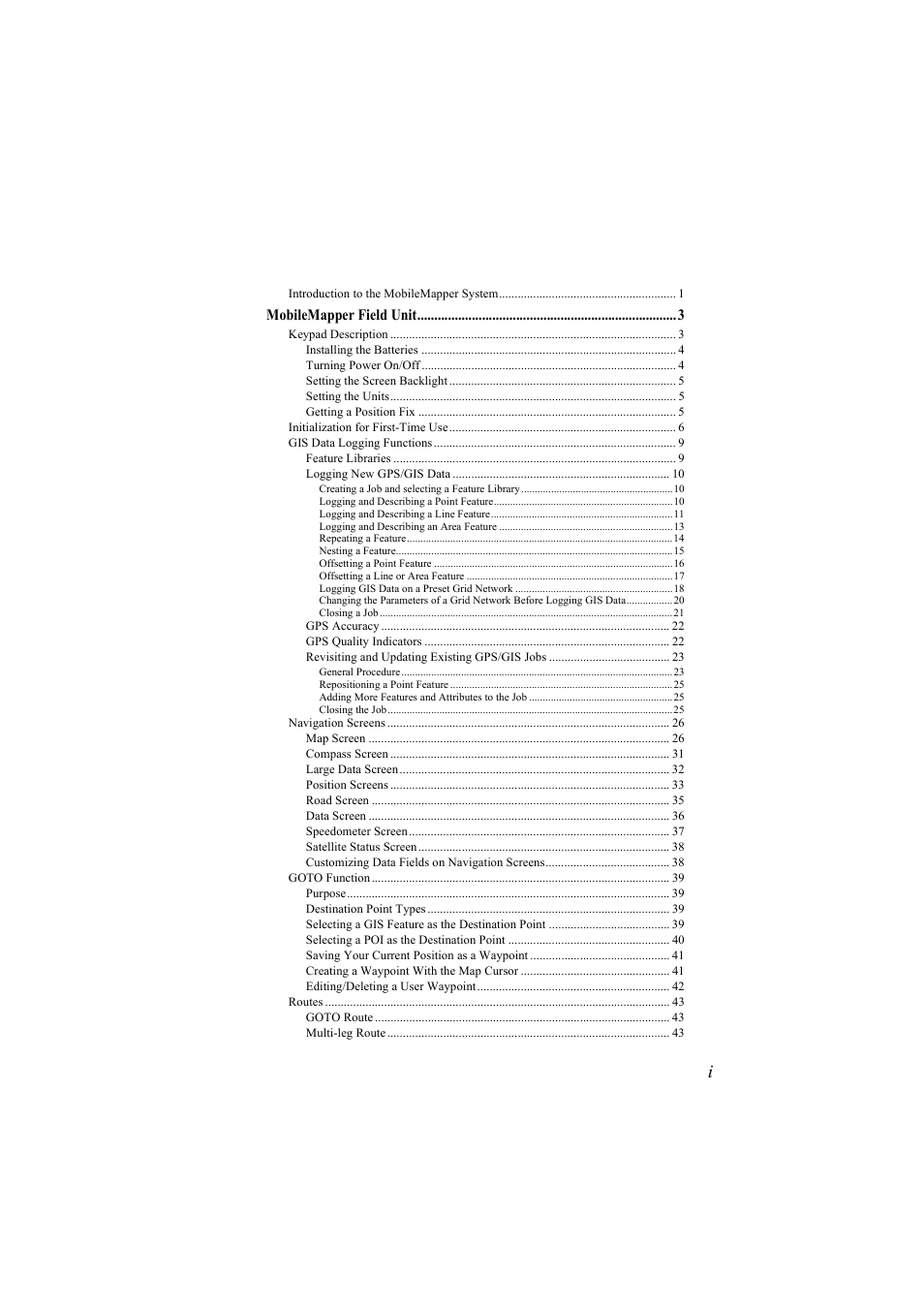 Thales Navigation Mobile Mapper User Manual | Page 3 / 128