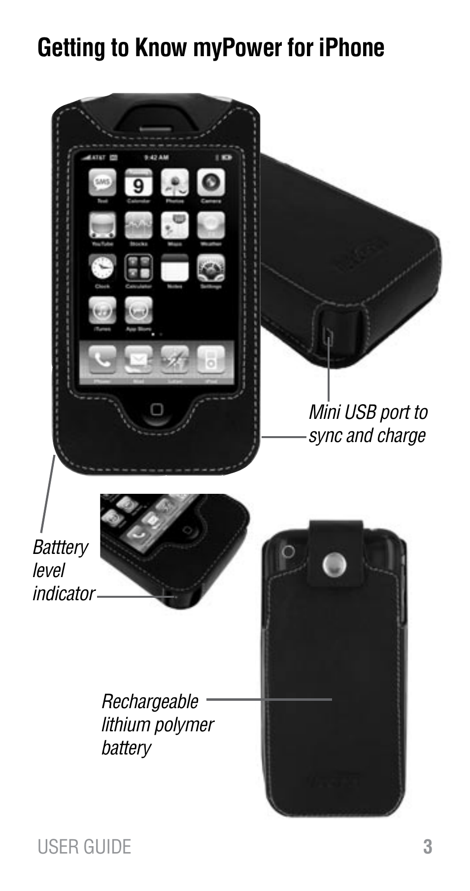 Getting to know mypower for iphone | Tekkeon MP1200 User Manual | Page 5 / 12