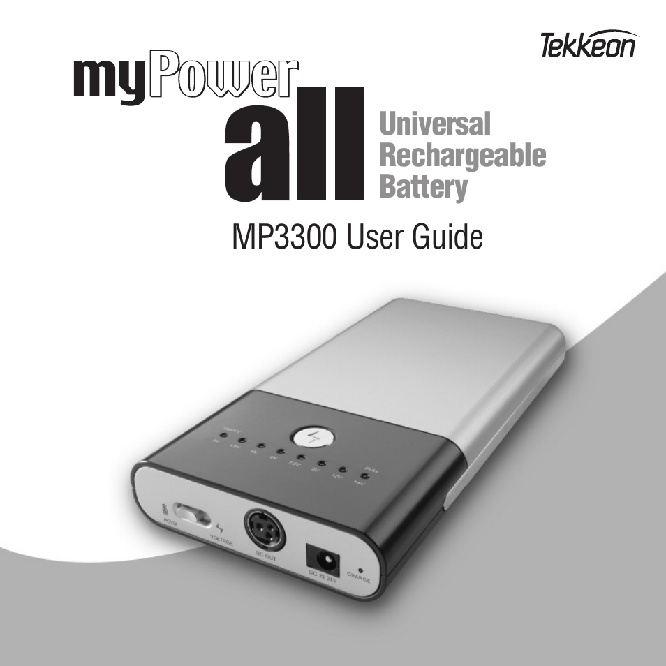 Tekkeon MP3300 User Manual | 16 pages