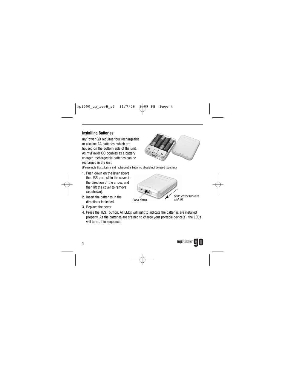 Tekkeon myPower GO MP1500 User Manual | Page 6 / 16