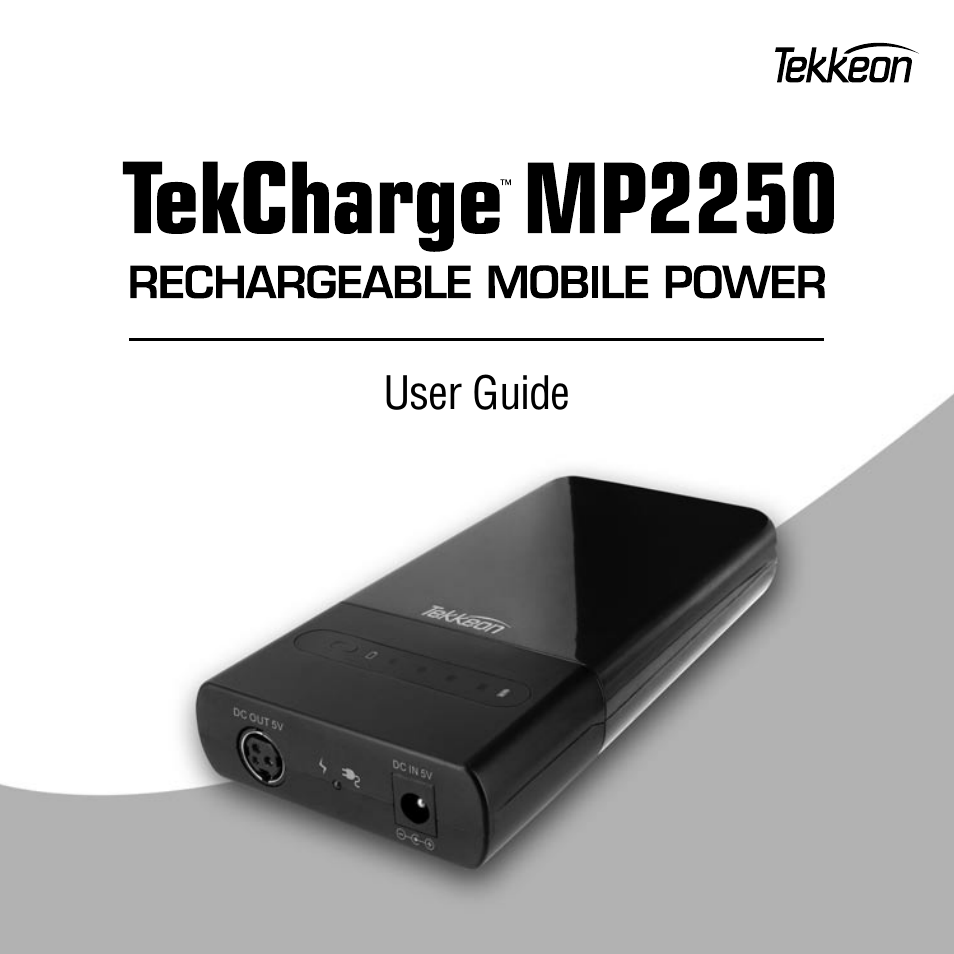 Tekkeon MP2250 User Manual | 12 pages