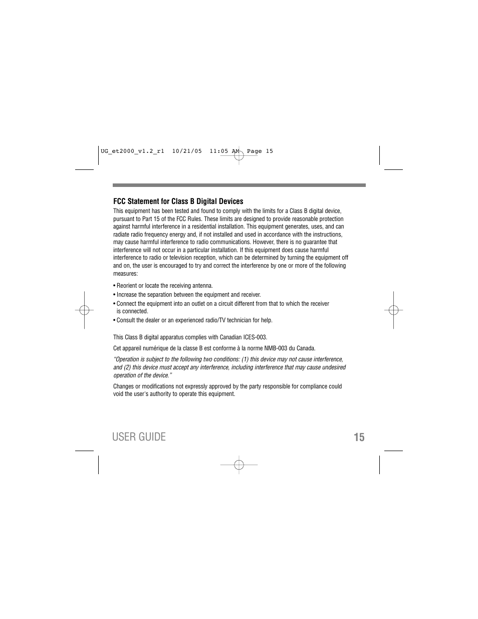 15 user guide | Tekkeon ezTalker mini ET2000 User Manual | Page 17 / 20