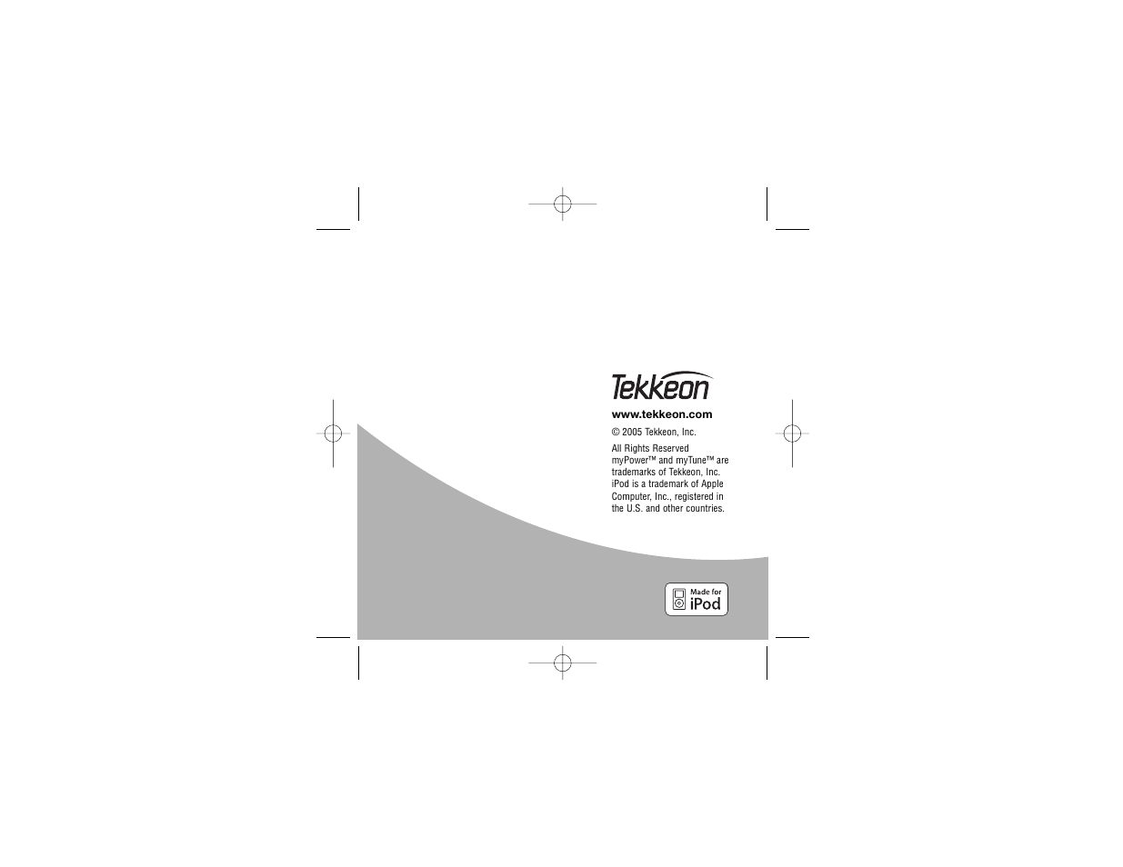 Tekkeon IA1000 User Manual | Page 16 / 16