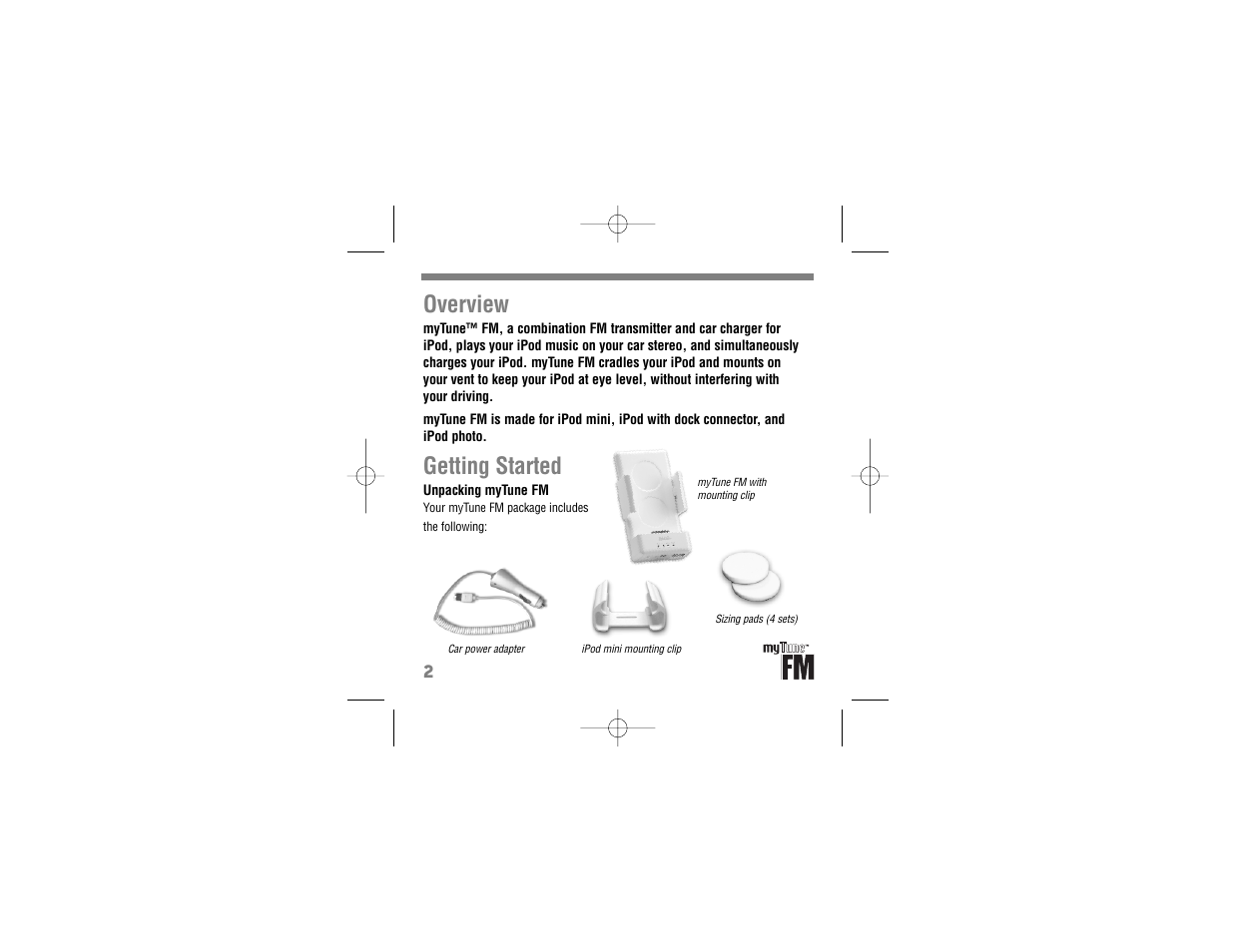 Overview, Getting started | Tekkeon IA1000 User Manual | Page 4 / 16
