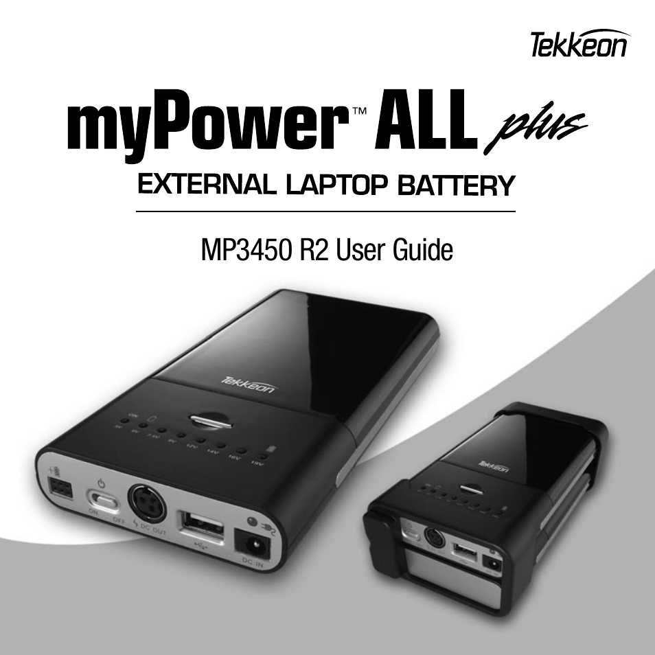 Tekkeon MYPOWER ALL PLUS MP3450 R2 User Manual | 24 pages
