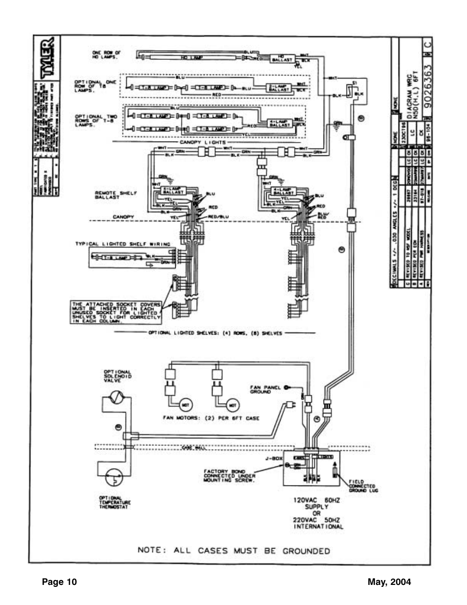 Tyler Refrigeration N5DSC User Manual | Page 10 / 21