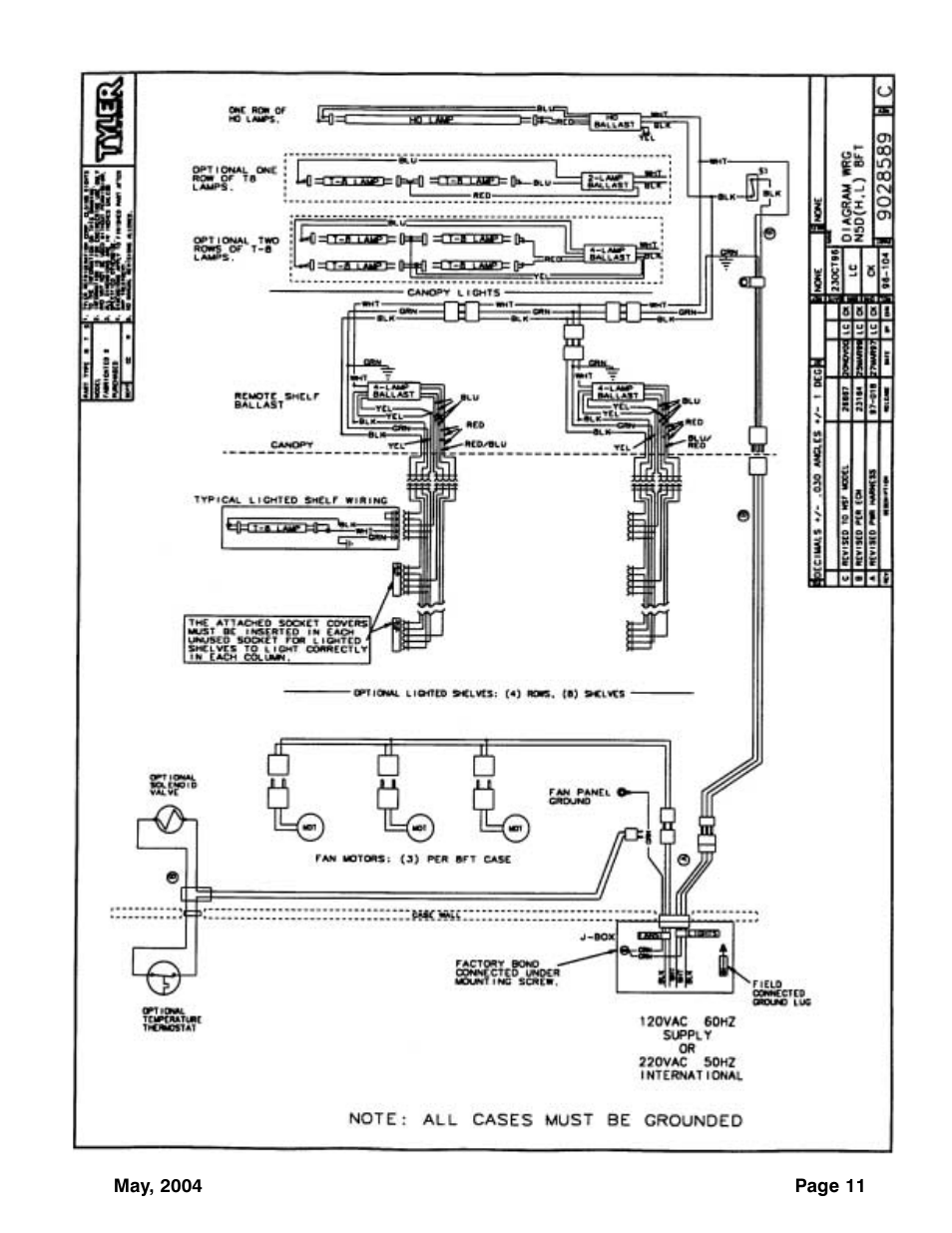 Tyler Refrigeration N5DSC User Manual | Page 11 / 21