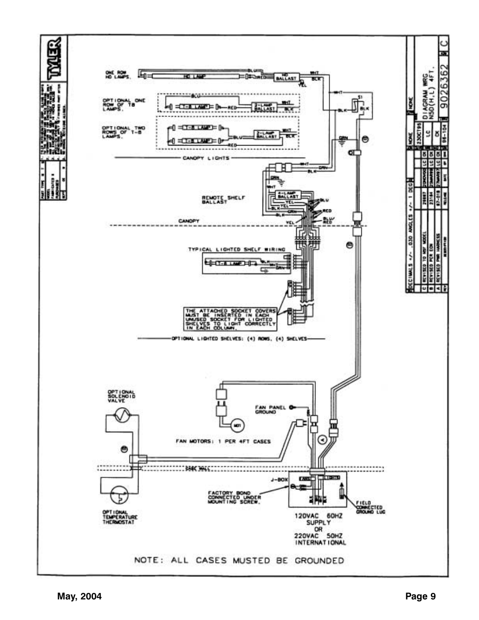 Tyler Refrigeration N5DSC User Manual | Page 9 / 21