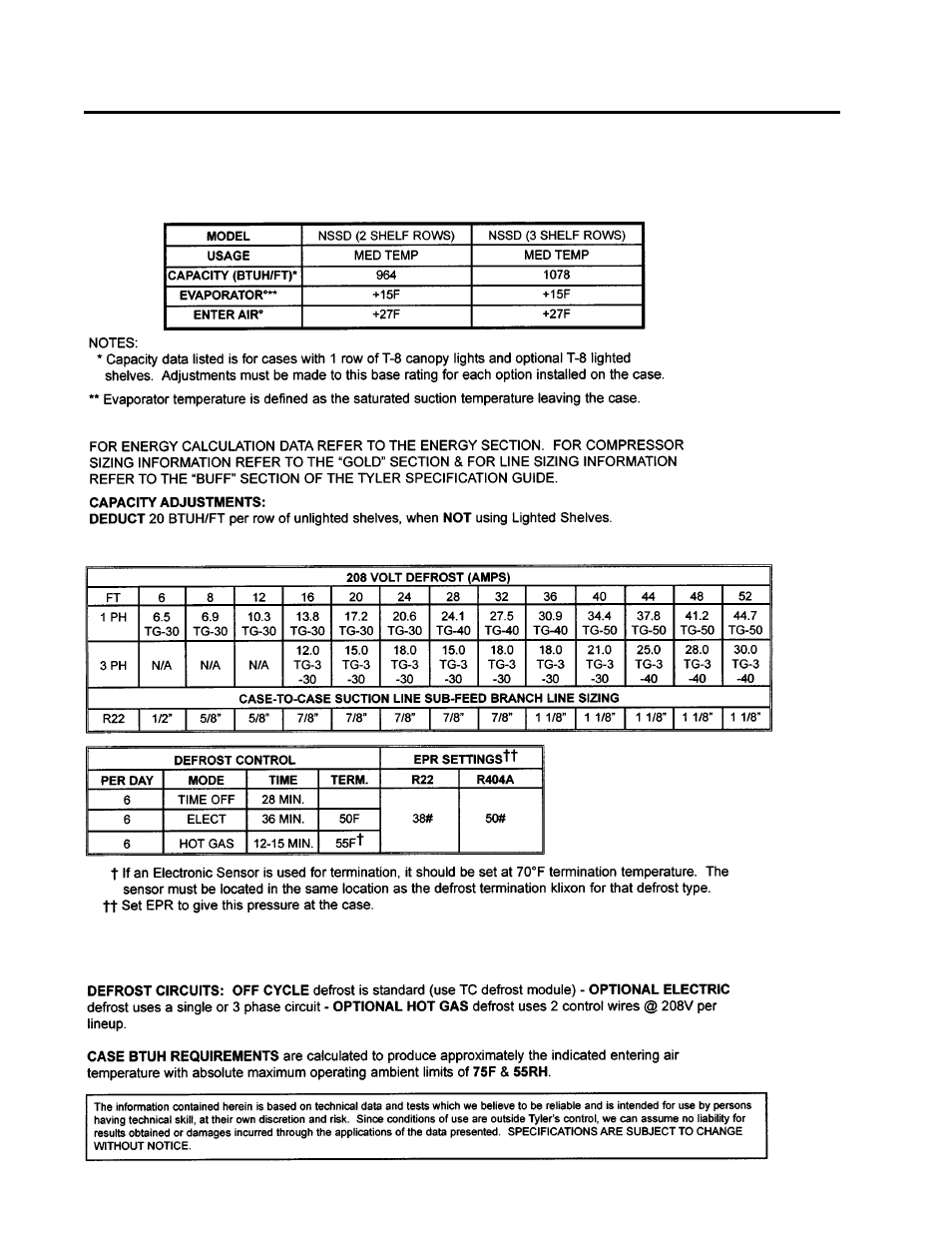 Tyler Refrigeration NSSD User Manual | Page 4 / 19