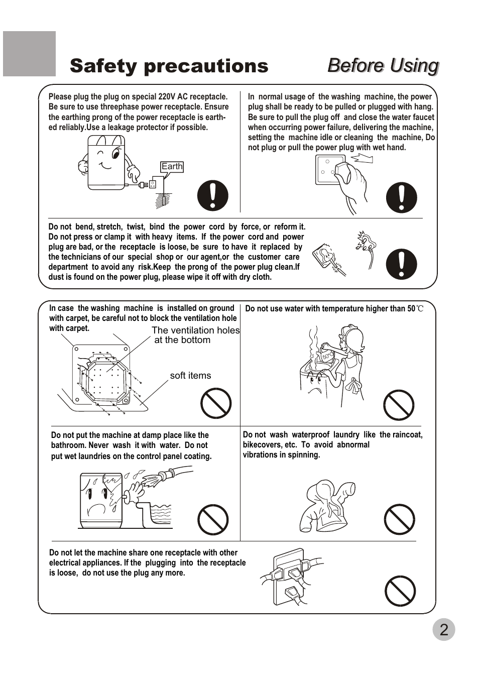 Before using, Before using safety precautions | TELEFUNKEN TTL-700 User Manual | Page 4 / 20