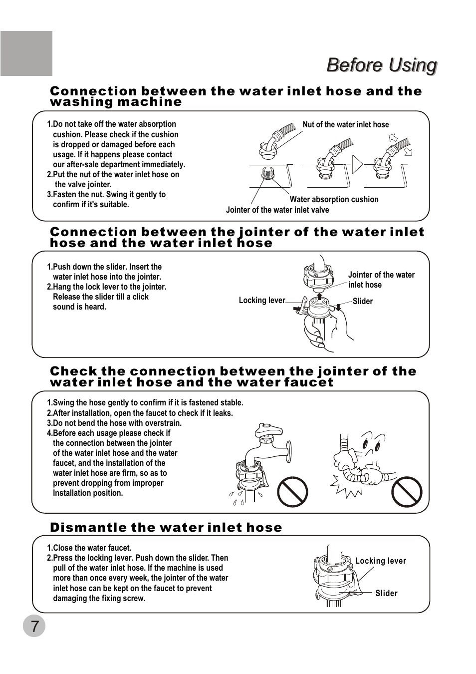 Before using | TELEFUNKEN TTL-700 User Manual | Page 9 / 20