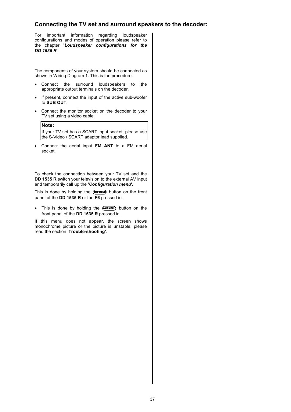 T+A Elektroakustik DD 1535 R User Manual | Page 37 / 64