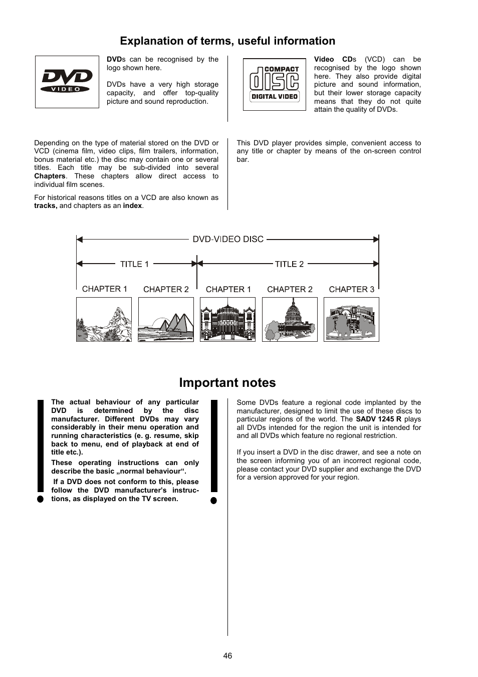 Explanation of terms, useful information | T+A Elektroakustik SADV 1245 R User Manual | Page 46 / 54