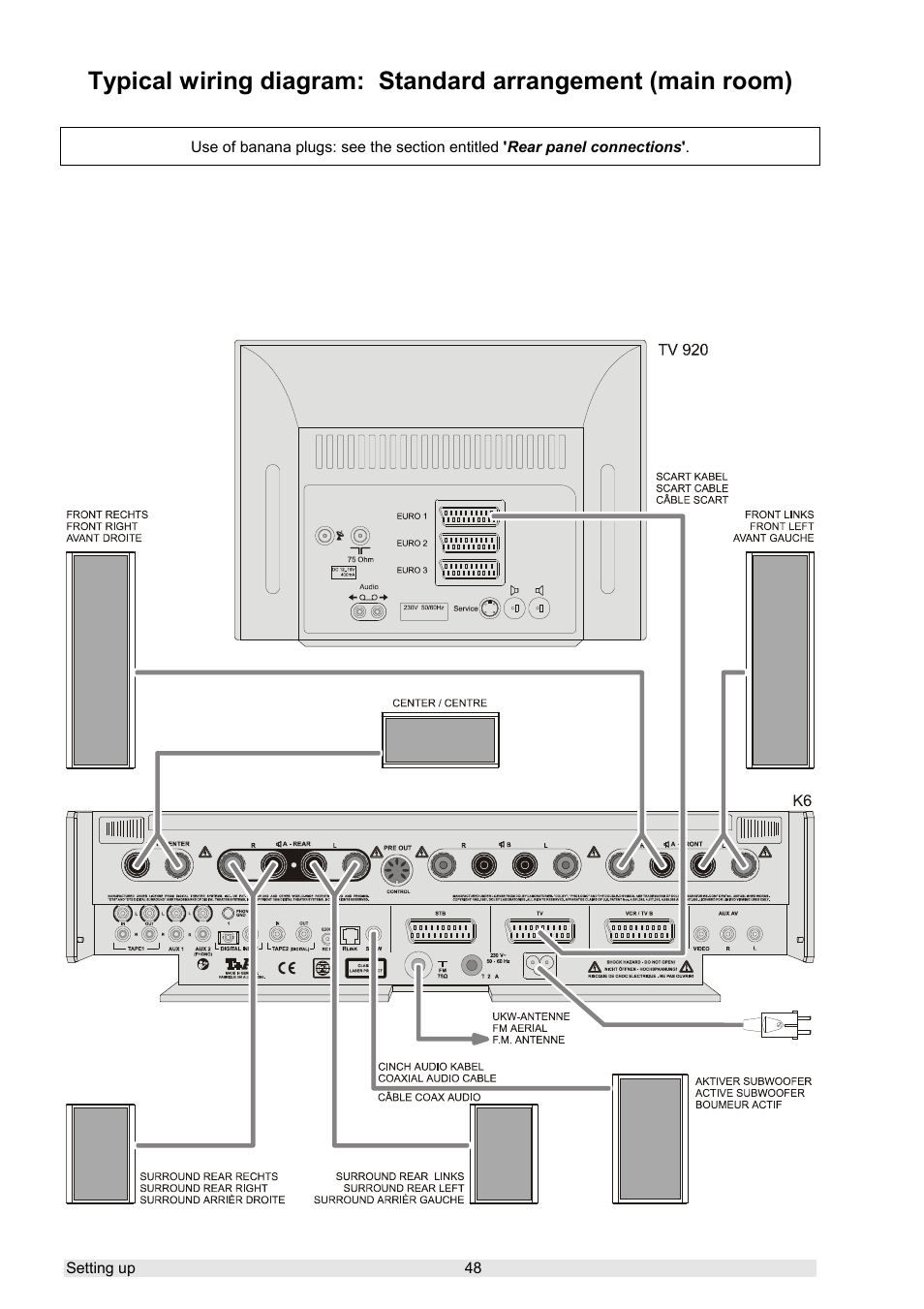 T+A Elektroakustik K 6 User Manual | Page 48 / 60