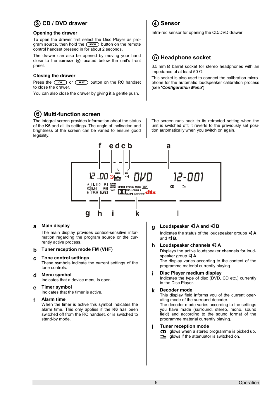 T+A Elektroakustik K 6 User Manual | Page 5 / 60