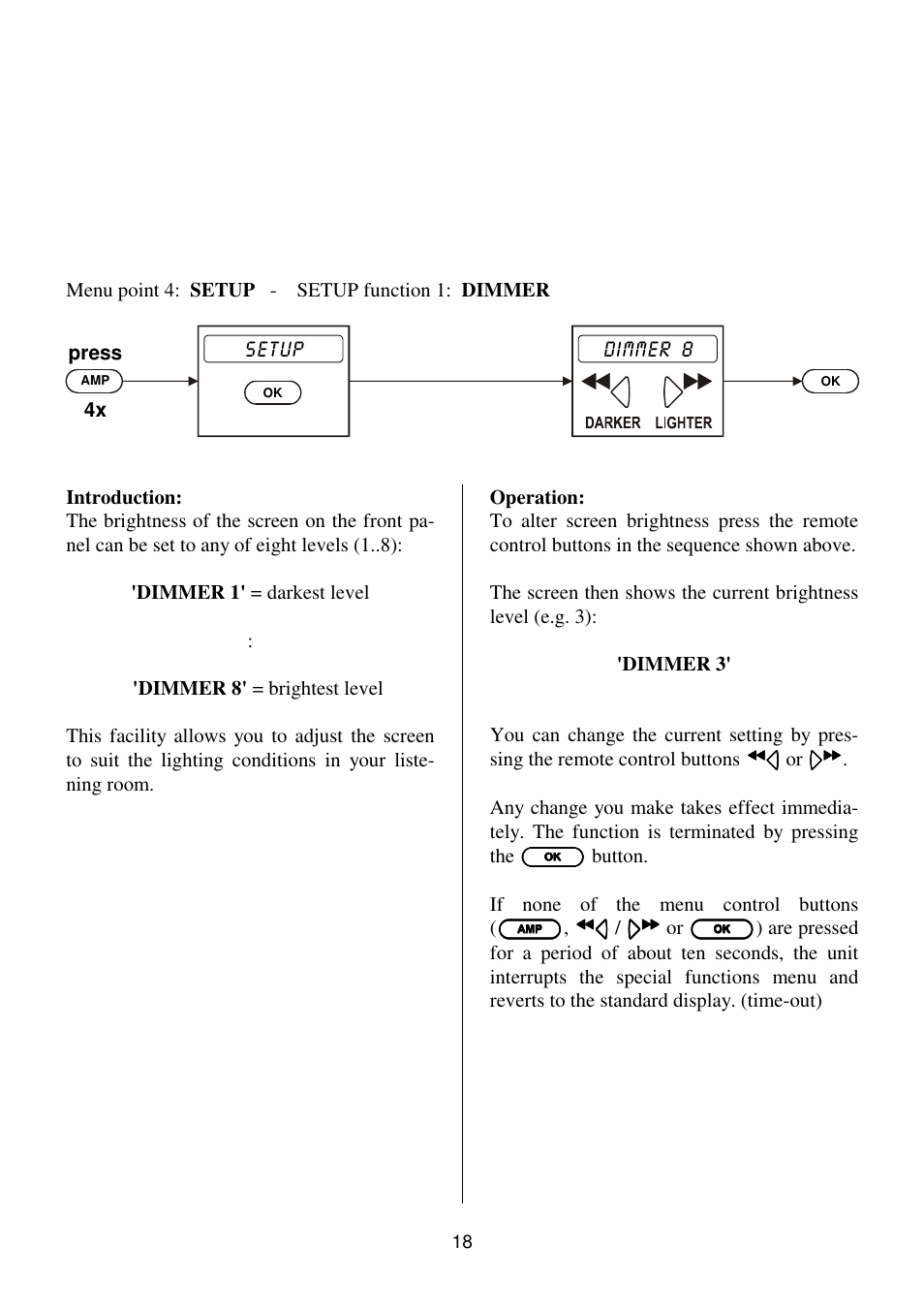 Se tup di mm er 8 | T+A Elektroakustik K1 CD-RECEIVER User Manual | Page 18 / 60