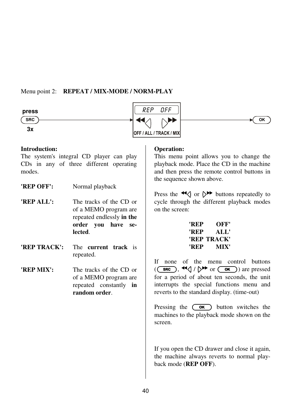T+A Elektroakustik K1 CD-RECEIVER User Manual | Page 40 / 60