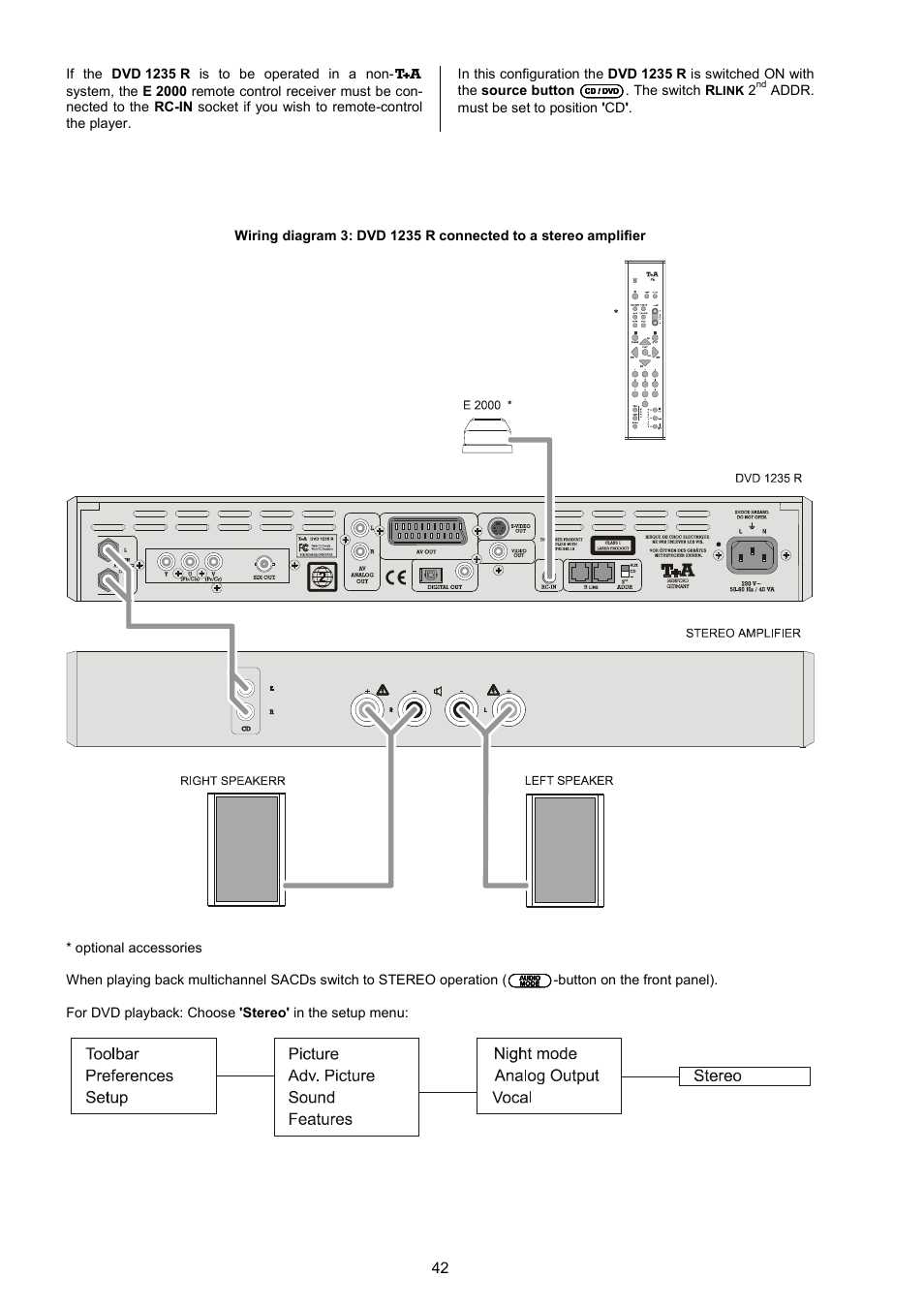 T+A Elektroakustik 1235 R User Manual | Page 42 / 54