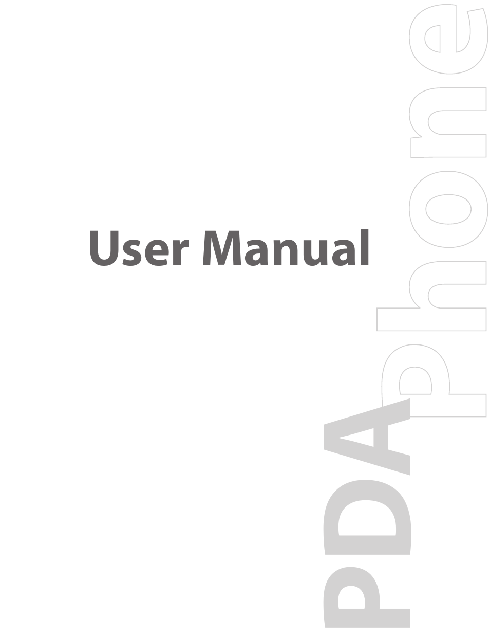 TAO PDA Phone User Manual | 140 pages